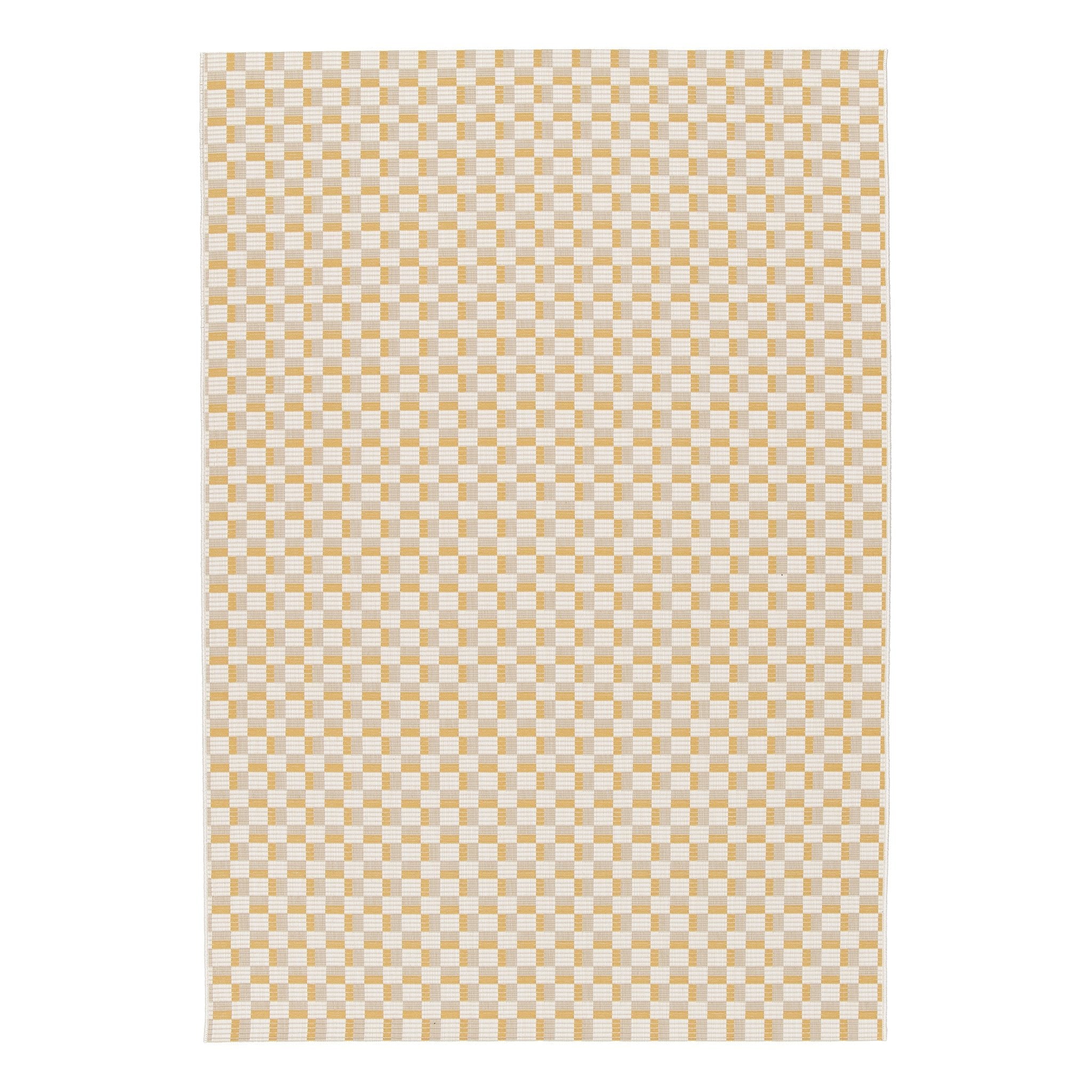 AFK Living vloerkleed Memphis - voor binnen en buiten - geel - 160 x 2