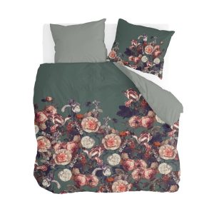 Byrklund – Dekbedovertrek Flower Bomb – 200×220 cm – Groen Byrklund – Dekbedovertrek Flower Bomb – 200×220 cm – Groen