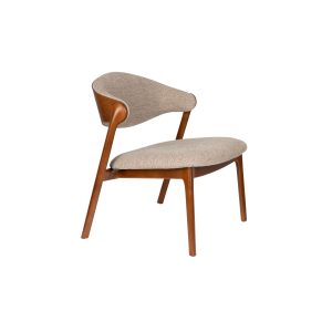 Dutchbone Babington Fauteuil Walnoot kleur – Bruin Dutchbone Babington Fauteuil Walnoot kleur – Bruin