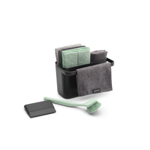 Brabantia SinkSide Schoonmaakset: schoonmaakbakje, bordenschraper, afw Brabantia SinkSide Schoonmaakset: schoonmaakbakje, bordenschraper, afw