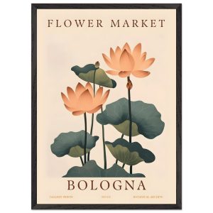 Artfulprints Poster met Lijst Flower market – Bologna – 50×70 cm – Mee Artfulprints Poster met Lijst Flower market – Bologna – 50×70 cm – Mee