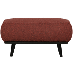 WOOOD hocker Statement – Bouclé – Chestnut – 40x80x55 WOOOD hocker Statement – Bouclé – Chestnut – 40x80x55