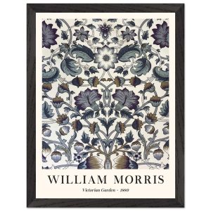 Artfulprints Poster met Lijst William Morris – Victorian garden 1889 – Artfulprints Poster met Lijst William Morris – Victorian garden 1889 –
