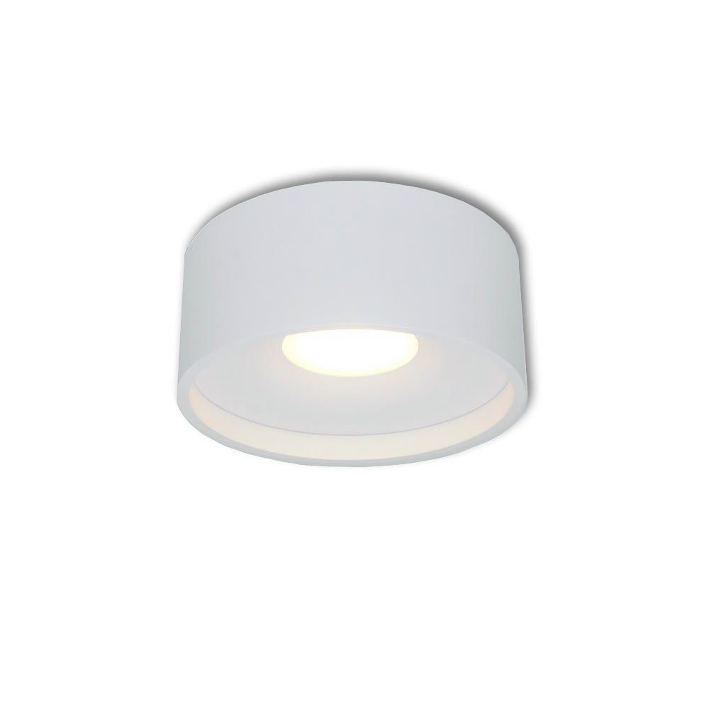 Artdelight plafondlamp Oran - 1 lichts - 12 x 5 cm - wit
