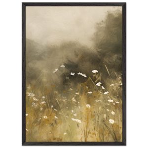 Artfulprints Poster met Lijst Abstract – Floral essence – 50×70 cm – G Artfulprints Poster met Lijst Abstract – Floral essence – 50×70 cm – G