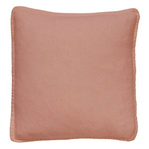 BOWIE – sierkussen 45×45 cm – gewassen katoen – Muted Clay – roze BOWIE – sierkussen 45×45 cm – gewassen katoen – Muted Clay – roze