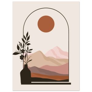 Artfulprints Poster Boho – Blush horizon – 30×40 cm – beige Artfulprints Poster Boho – Blush horizon – 30×40 cm – beige