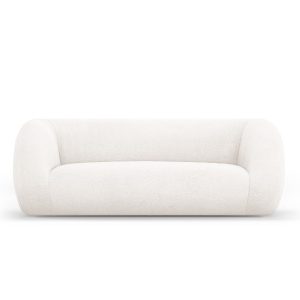 Cosmopolitan Design Bank Essen 2-zits, boucle, wit – 95x210x86cm Cosmopolitan Design Bank Essen 2-zits, boucle, wit – 95x210x86cm