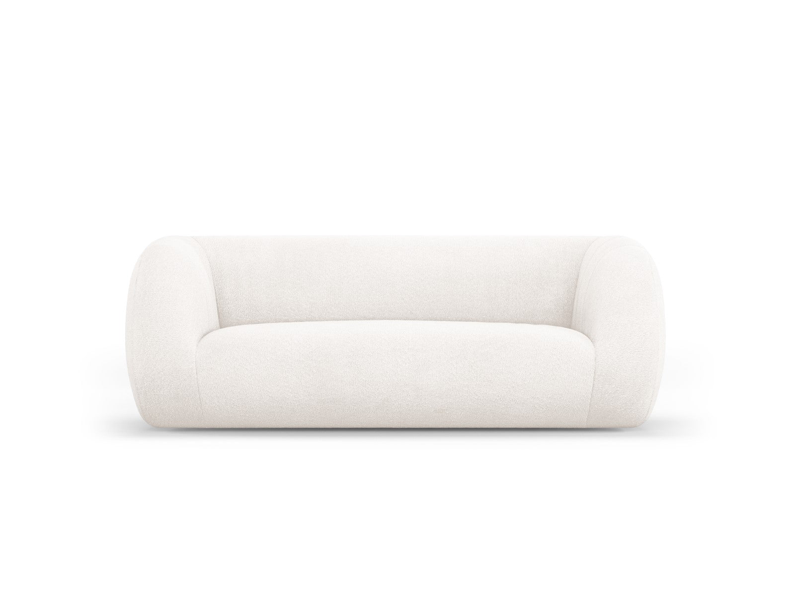 Cosmopolitan Design Bank Essen 2-zits, boucle, wit - 95x210x86cm