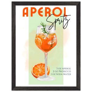 Artfulprints Poster met Lijst Aperol Spritz – Green – 30×40 cm – Groen Artfulprints Poster met Lijst Aperol Spritz – Green – 30×40 cm – Groen