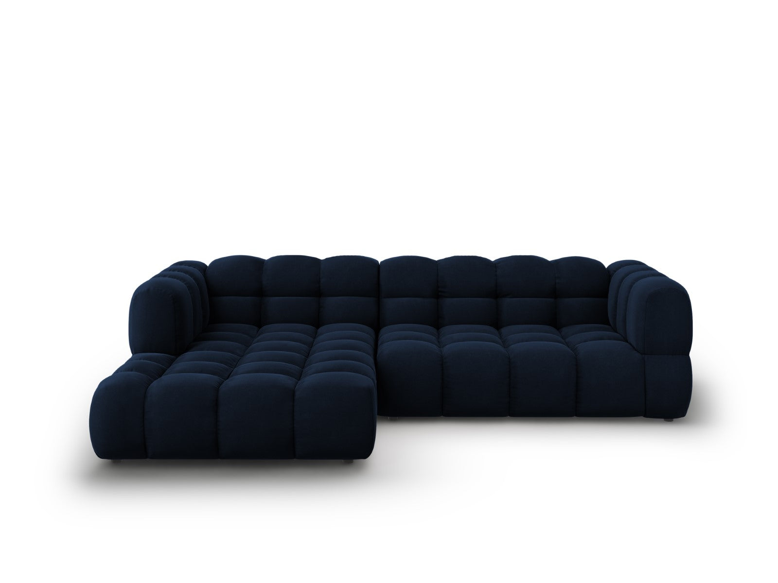 Cosmopolitan Design Modulaire hoekbank links Sky 4-zits, flueel, konin
