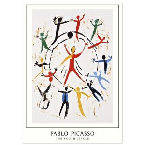 Artfulprints Poster Pablo Picasso – The youth circle – A4 21×29.7 cm – Artfulprints Poster Pablo Picasso – The youth circle – A4 21×29.7 cm –