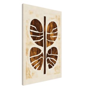 Artfulprints Canvas Boho – Rooted form canvas – 60×90 cm – Bruin Artfulprints Canvas Boho – Rooted form canvas – 60×90 cm – Bruin