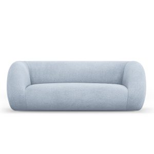 Cosmopolitan Design Bank Essen 2-zits, boucle, lichtblauw – 95x210x86c Cosmopolitan Design Bank Essen 2-zits, boucle, lichtblauw – 95x210x86c