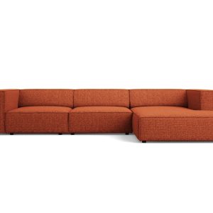 Cosmopolitan Design rechter hoekbank Arendal 4-zits, chenille, terraco Cosmopolitan Design rechter hoekbank Arendal 4-zits, chenille, terraco