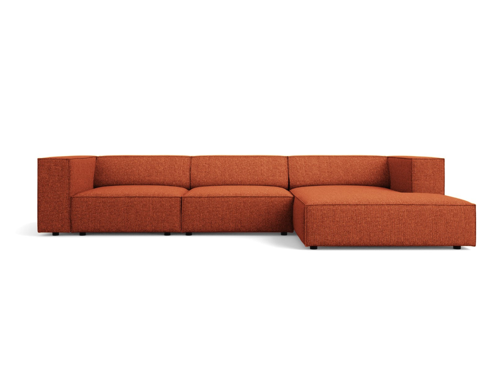 Cosmopolitan Design rechter hoekbank Arendal 4-zits, chenille, terraco