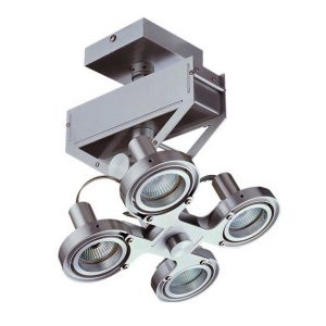 Artdelight spot Koln – 4 lichts – 18 x 28 cm – aluminium Artdelight spot Koln – 4 lichts – 18 x 28 cm – aluminium