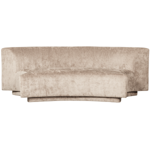WOOOD 2-zits bankje Popular – Polyester – Naturel – 72x215x97 WOOOD 2-zits bankje Popular – Polyester – Naturel – 72x215x97