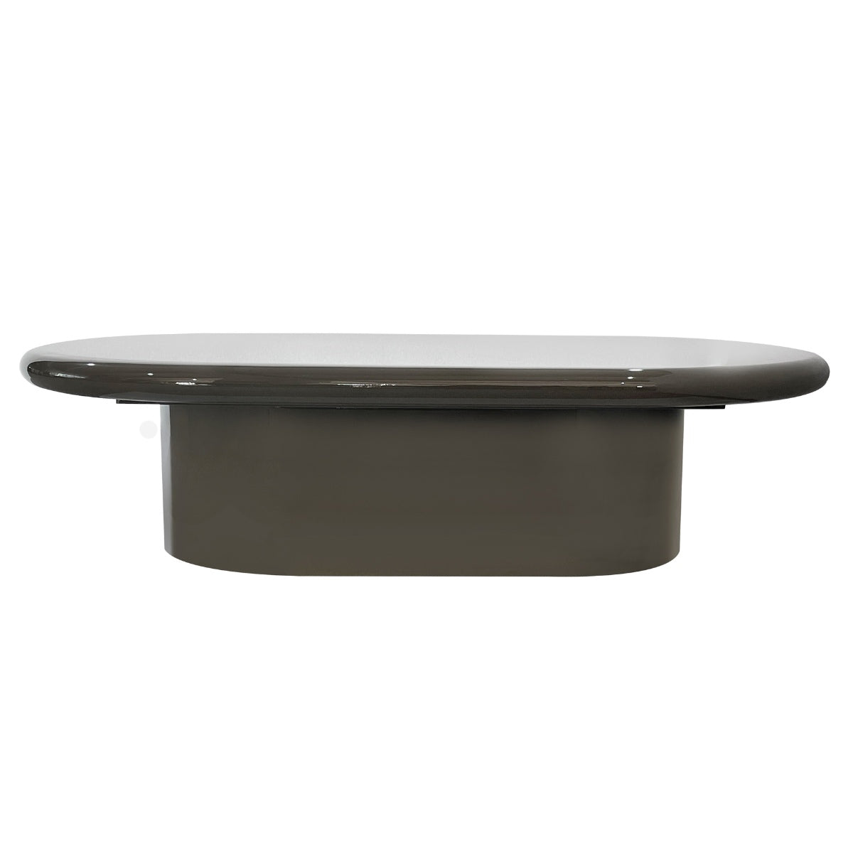 DÉJA Living Salontafel Lesja - Ovaal Kaki Groen Glossy MDF - 120x70x31