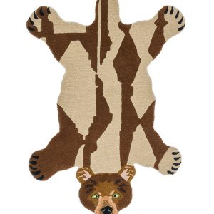 Doing Goods Quin Beer Vloerkleed – Groot 145 x 97 x 2 cm – 100% wol Doing Goods Quin Beer Vloerkleed – Groot 145 x 97 x 2 cm – 100% wol