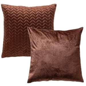 Dutch Decor set sierkussens – Melina en Elah – Donkerbruin Dutch Decor set sierkussens – Melina en Elah – Donkerbruin