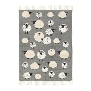 AFK Living vloerkleed Klein Schaapje – voor kinderen – Katoen – 120 x AFK Living vloerkleed Klein Schaapje – voor kinderen – Katoen – 120 x