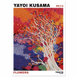 Artfulprints Poster Yayoi Kusama – Artistic tree – 50×70 cm – Meerkleu Artfulprints Poster Yayoi Kusama – Artistic tree – 50×70 cm – Meerkleu