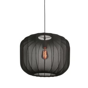 Anne Light & home hanglamp Sable – 1 lichts – 45 x 150 cm – zwart Anne Light & home hanglamp Sable – 1 lichts – 45 x 150 cm – zwart