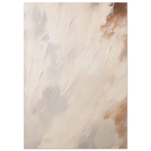 Artfulprints Poster Abstract – Skyfall 3 – A4 21×29.7 cm – Taupe