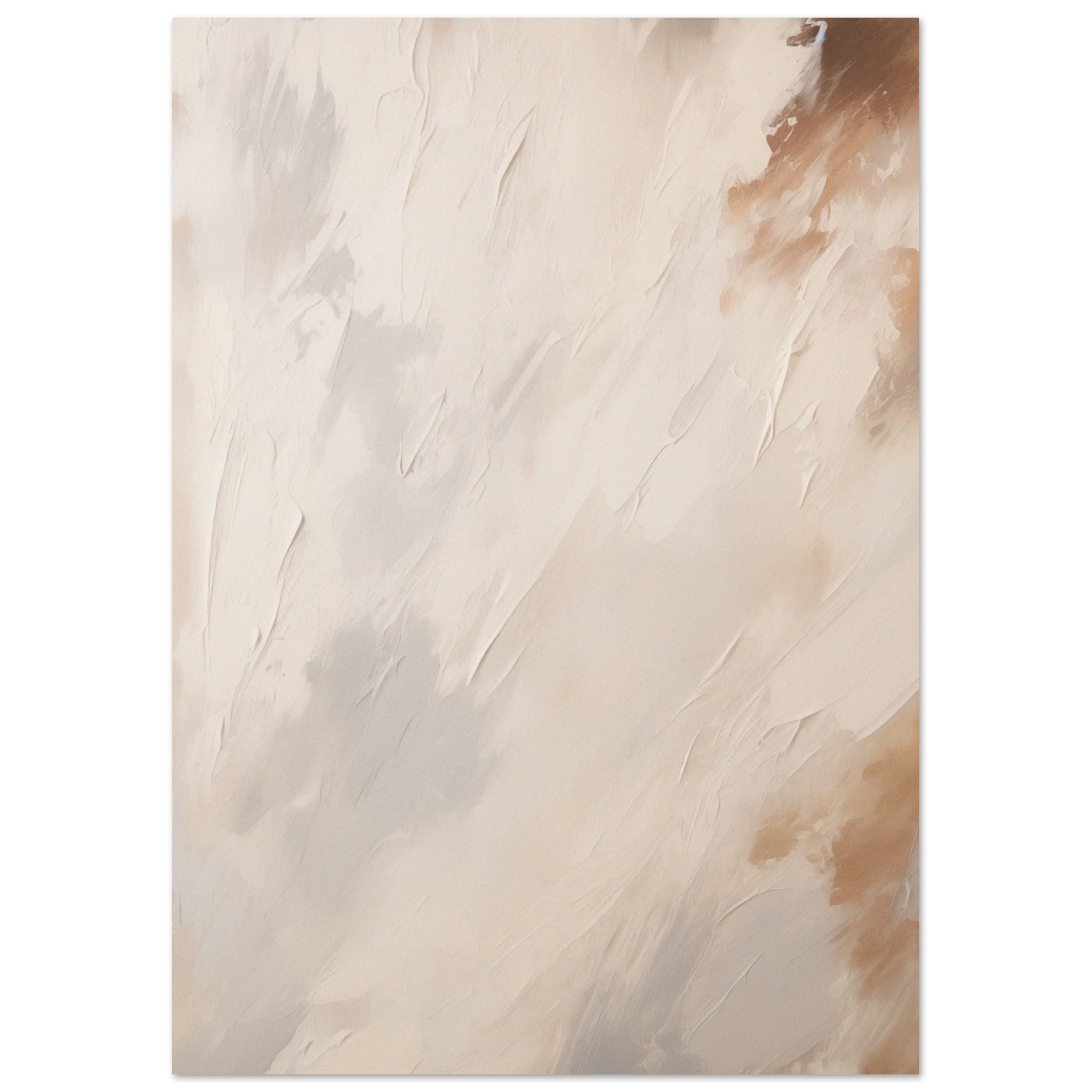 Artfulprints Poster Abstract - Skyfall 3 - A4 21x29.7 cm - Taupe