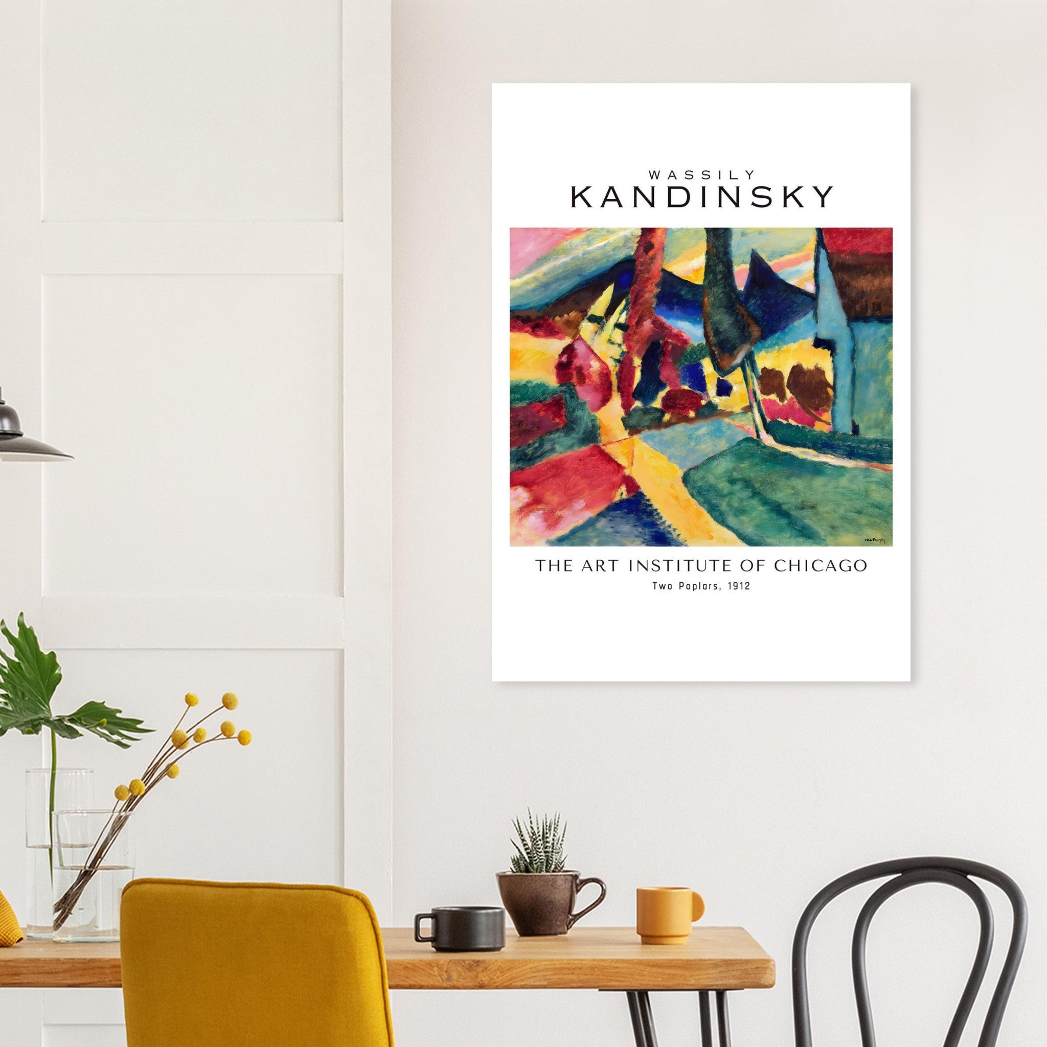 Artfulprints Wassily Kandinsky - Two poplars poster 70x100 cm