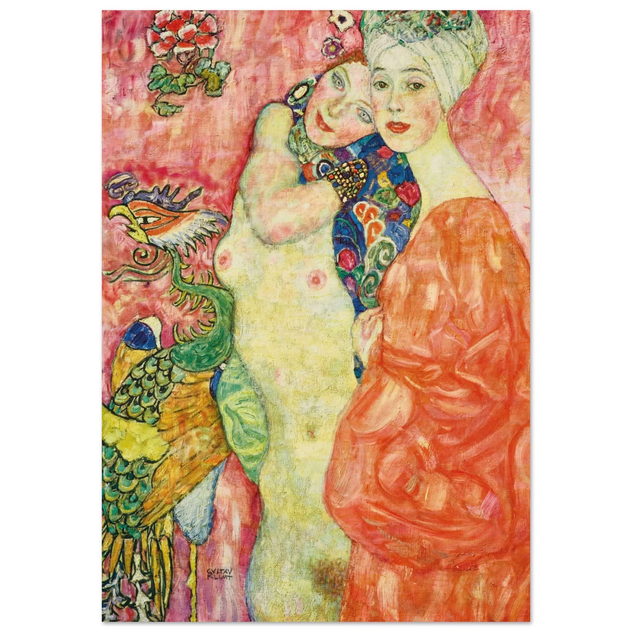 Artfulprints Poster Gustav Klimt - The women friends - 70x100 cm - Roz