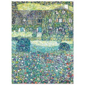 Artfulprints Poster Gustav Klimt – Country house by the Attersee – 30x Artfulprints Poster Gustav Klimt – Country house by the Attersee – 30x
