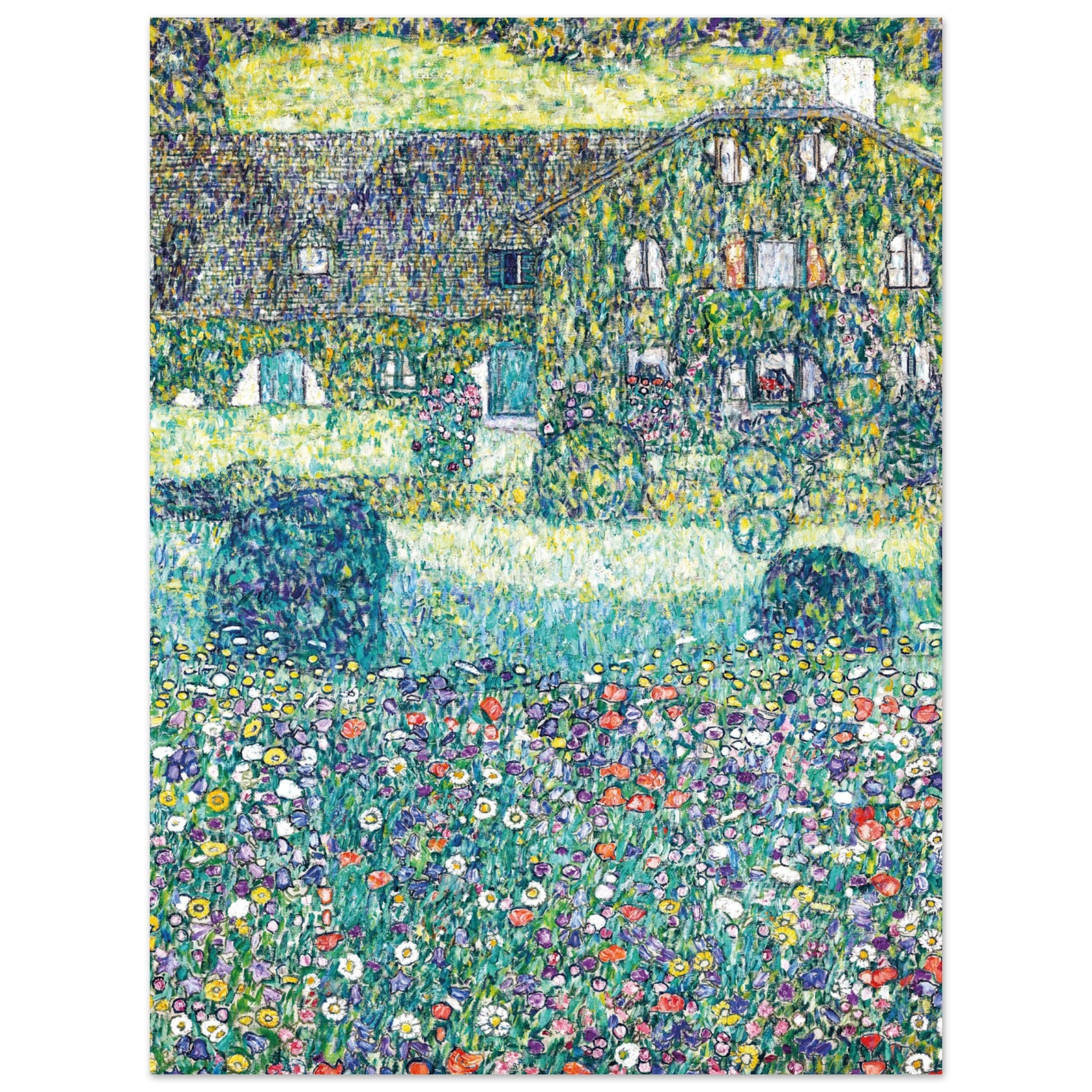 Artfulprints Poster Gustav Klimt - Country house by the Attersee - 30x