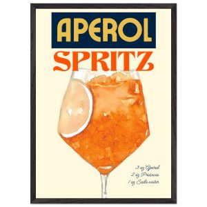 Artfulprints Poster met Lijst Aperol Spritz – Original – 50×70 cm – Or Artfulprints Poster met Lijst Aperol Spritz – Original – 50×70 cm – Or