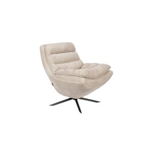 Dutchbone Vince Loungestoel Beige Dutchbone Vince Loungestoel Beige