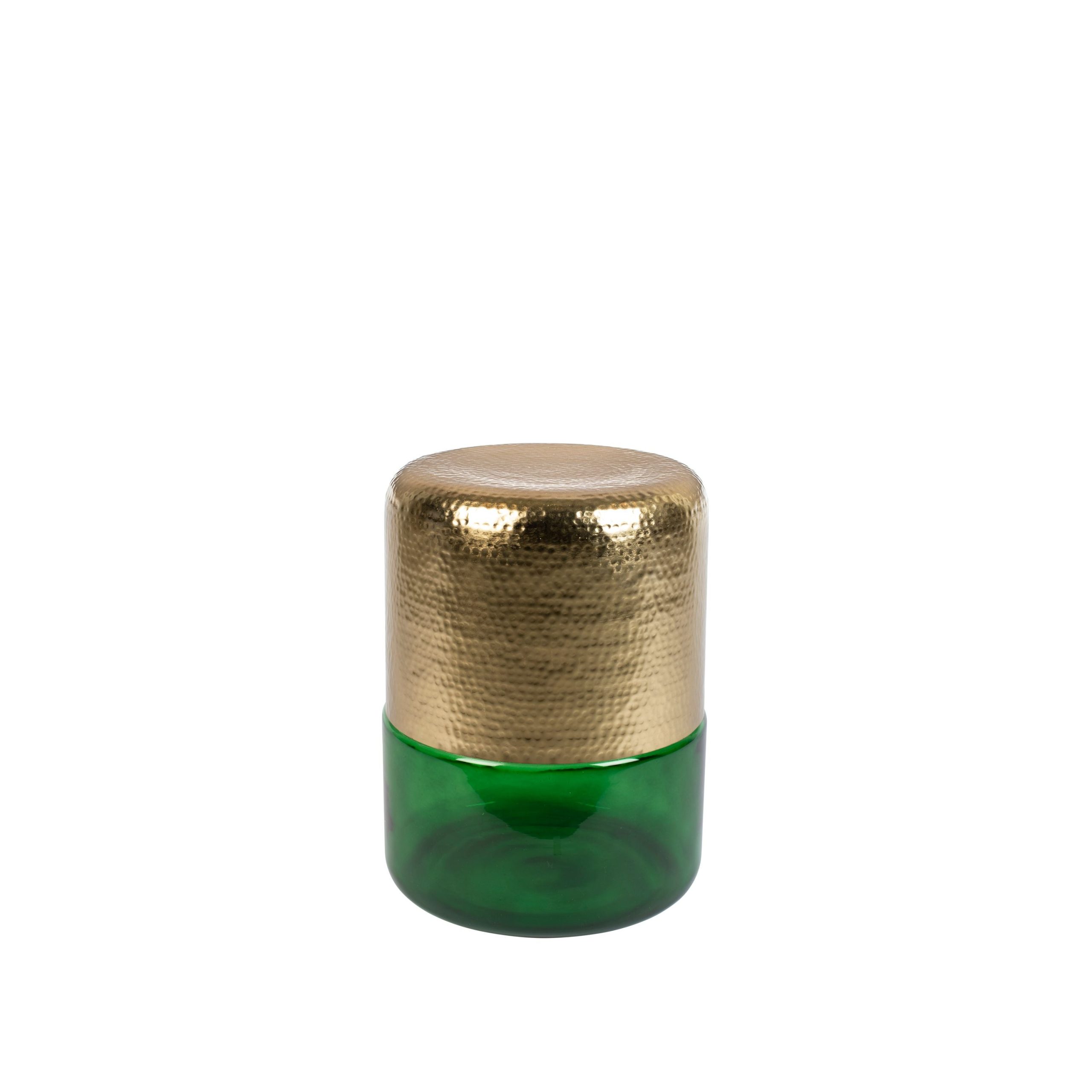 Dutchbone Cave Bijzettafel Groen/ Goud