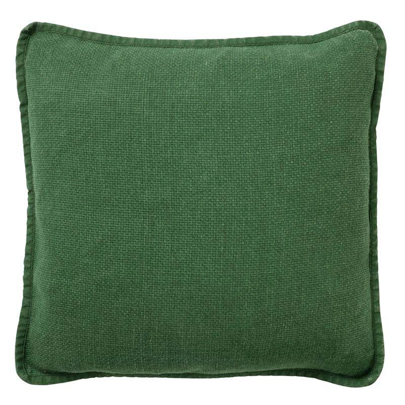 BOWIE - kussenhoes 45x45 cm - gewassen katoen - Mountain View - groen