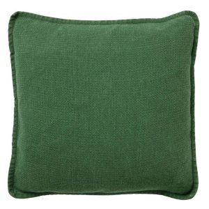 BOWIE – sierkussen 45×45 cm – gewassen katoen – Mountain View – groen BOWIE – sierkussen 45×45 cm – gewassen katoen – Mountain View – groen