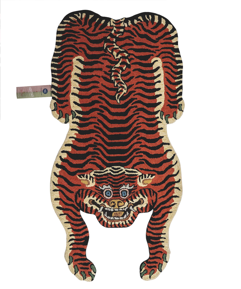 Doing Goods Heritage Santana Tijger Vloerkleed - 181 x 88 x 2cm - 100%