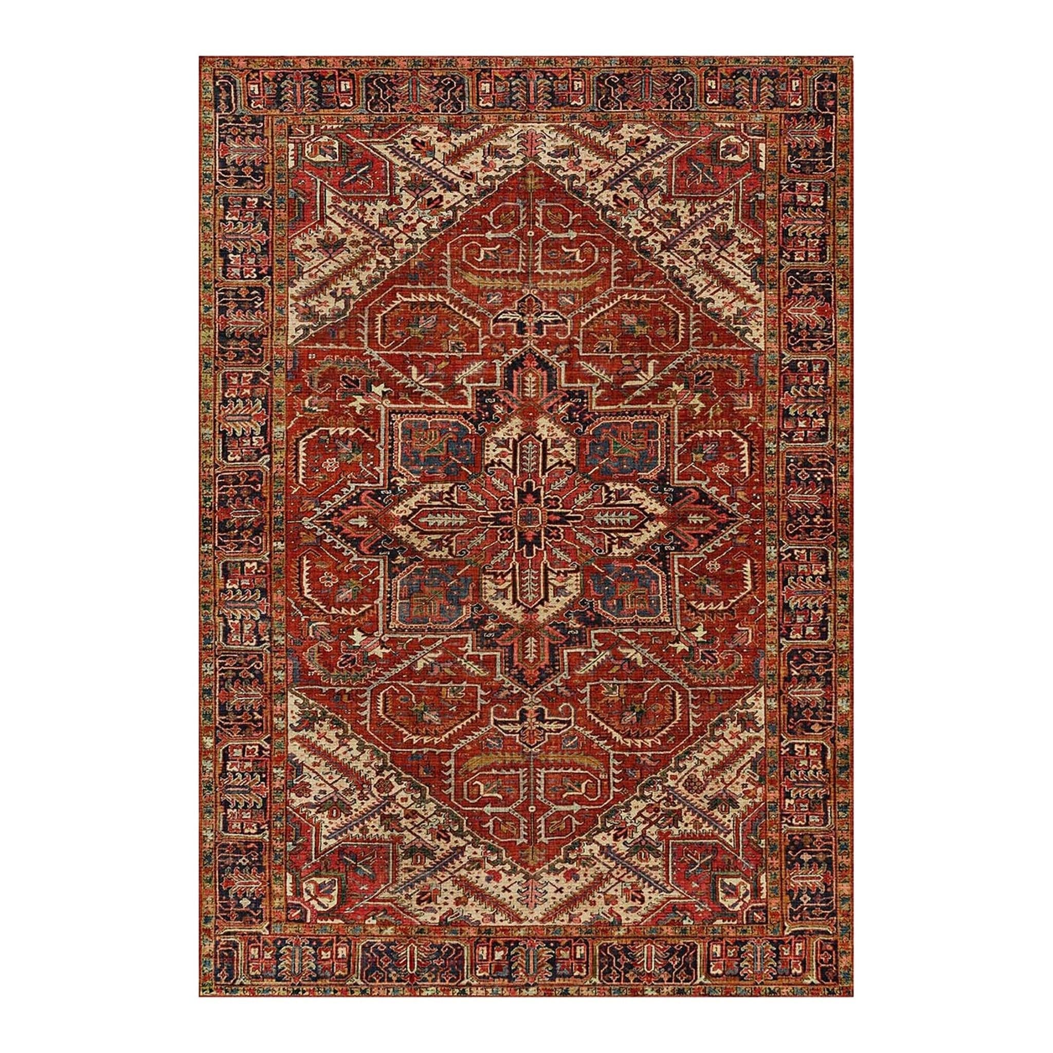 AFK Living vloerkleed Jasper - gedrukt - rood - 200 x 290 cm