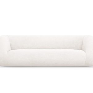 Cosmopolitan Design Bank Essen 3-zits, boucle, wit – 95x230x86cm Cosmopolitan Design Bank Essen 3-zits, boucle, wit – 95x230x86cm