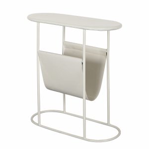 Brix bijzettafel Luna – wit – 24×53.5×57.5 Brix bijzettafel Luna – wit – 24×53.5×57.5