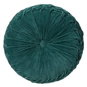 KAJA – sierkussen Ø40 cm – rond – velvet – Sagebrush Green – groen KAJA – sierkussen Ø40 cm – rond – velvet – Sagebrush Green – groen