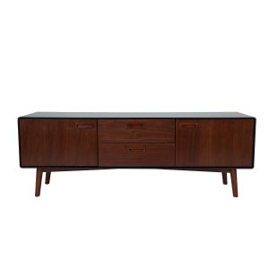 Dutchbone Juju Dressoir Laag Hout Donkerbruin Dutchbone Juju Dressoir Laag Hout Donkerbruin
