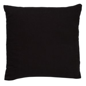 JAMES – Kussenhoes 45×45 cm – duurzaam katoen – effen kleur – Raven – JAMES – Kussenhoes 45×45 cm – duurzaam katoen – effen kleur – Raven –