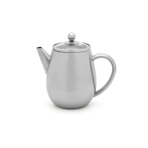 Bredemeijer – Dubbelwandige theepot Eva – 0,5 liter – Glanzend – Met f Bredemeijer – Dubbelwandige theepot Eva – 0,5 liter – Glanzend – Met f