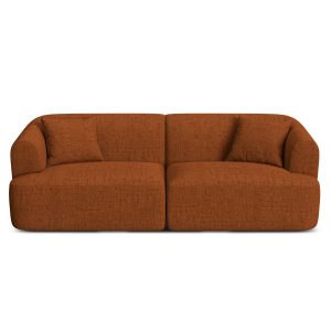 Cosmopolitan Design Modulaire bank Campi 3-zits, structurele stof baks Cosmopolitan Design Modulaire bank Campi 3-zits, structurele stof baks