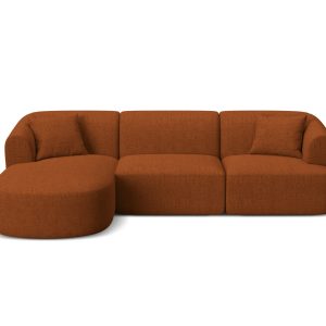 Cosmopolitan Design Modulaire hoekbank links Campi 4-zits, structurele Cosmopolitan Design Modulaire hoekbank links Campi 4-zits, structurele
