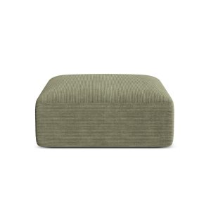 Cosmopolitan Design Poef Campi ribfluwelen mosgroen – 90x90x40cm Cosmopolitan Design Poef Campi ribfluwelen mosgroen – 90x90x40cm